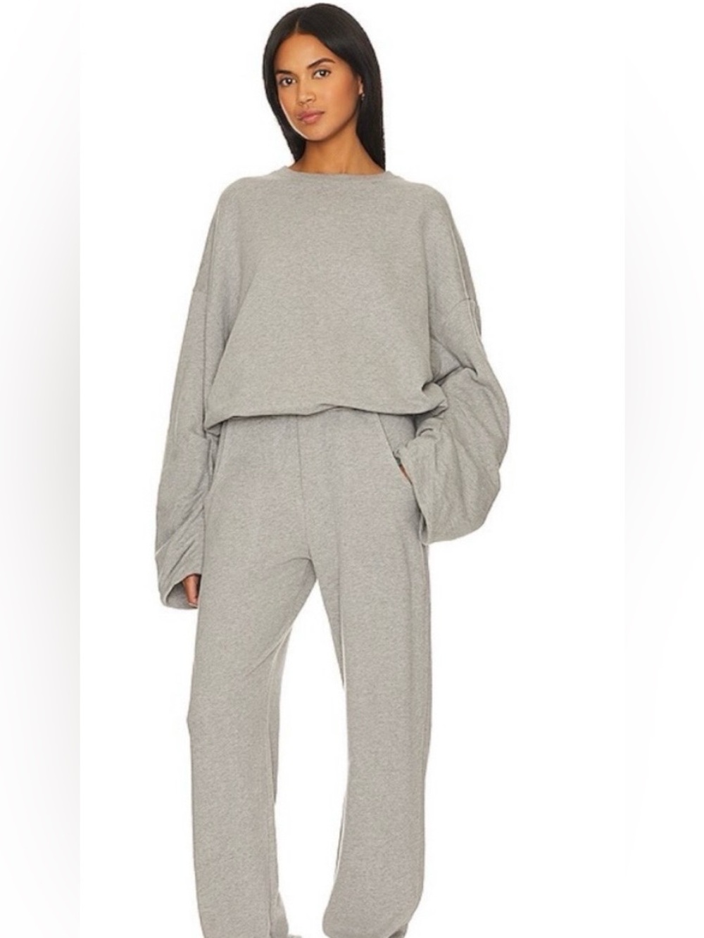 GRLFRND Relaxed Grey Sweater Sweatshirt